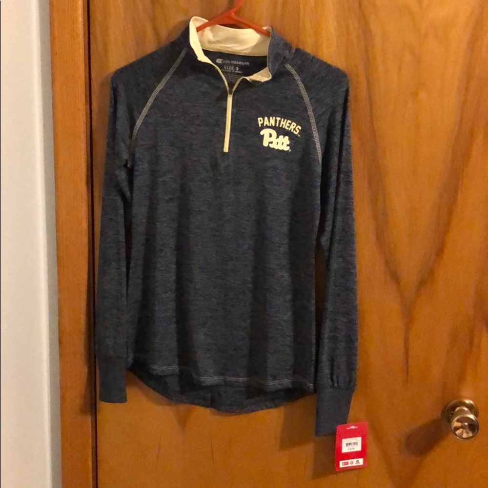 Pittsburgh Panthers 1/4 zip pull over.